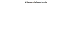 Desktop Screenshot of informativepedia.com